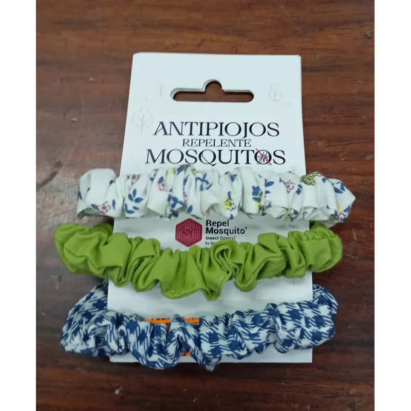 Coletero pack de tres, Antipiojos y  epelente de mosquitos Verde