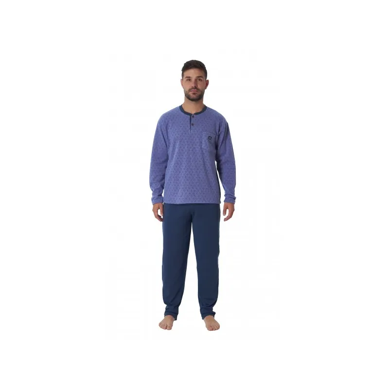 Pijama de caballero con tapeta. Body Soft. L