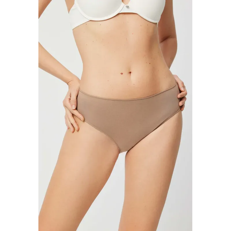 Braga algodón L Nude