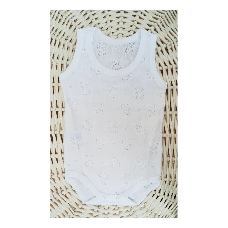 Body tirantes calado Calamaro 1 m Blanco