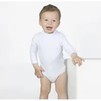 Body manga larga cuello alto 12m Azul