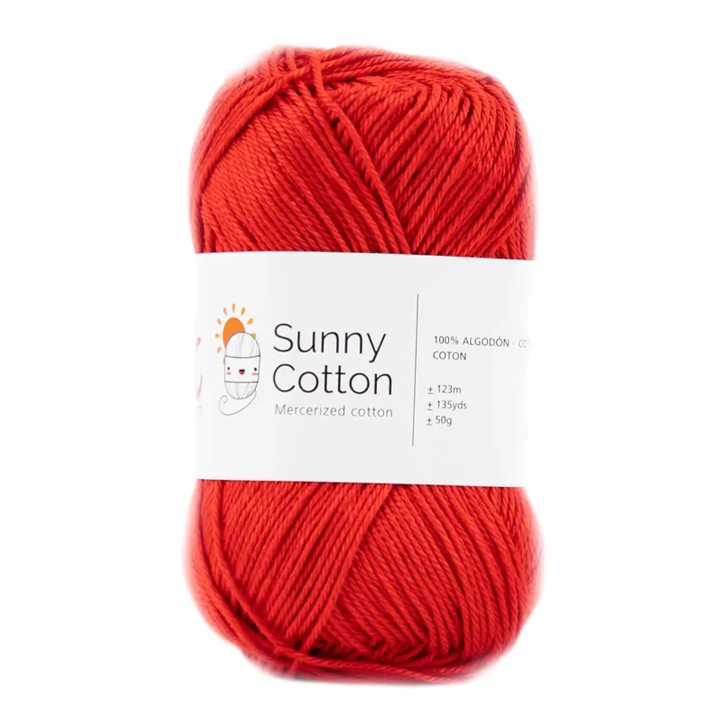 Hilo Mod. Sunny Cotton. Rosas Crafts 107