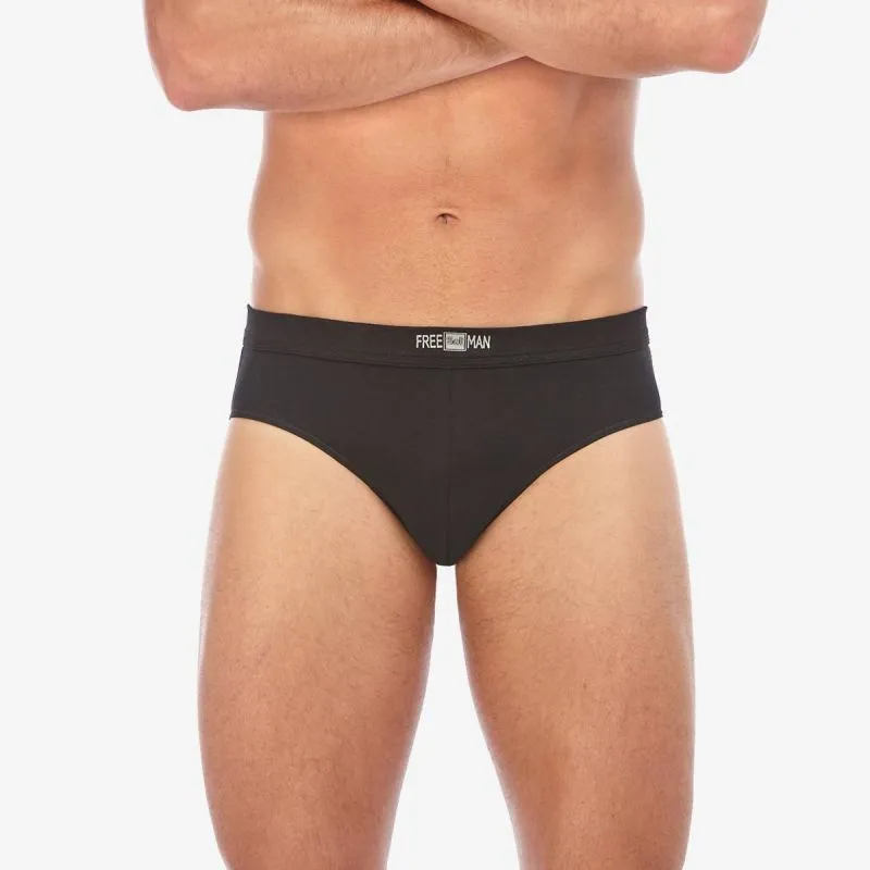 Slip básico algodón Set Free Man L Blanco