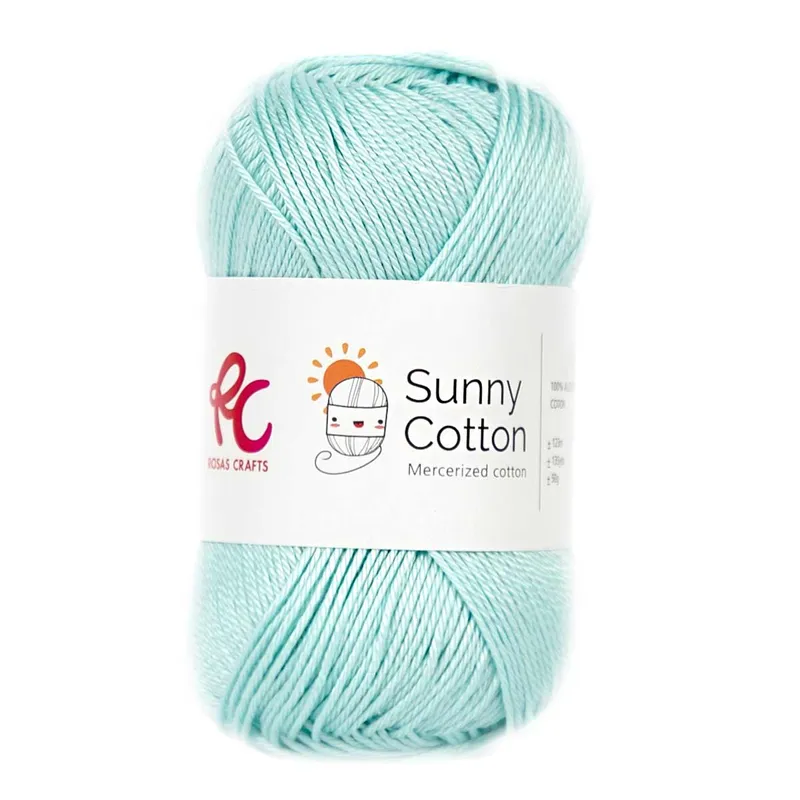 Hilo Mod. Sunny Cotton. Rosas Crafts 104