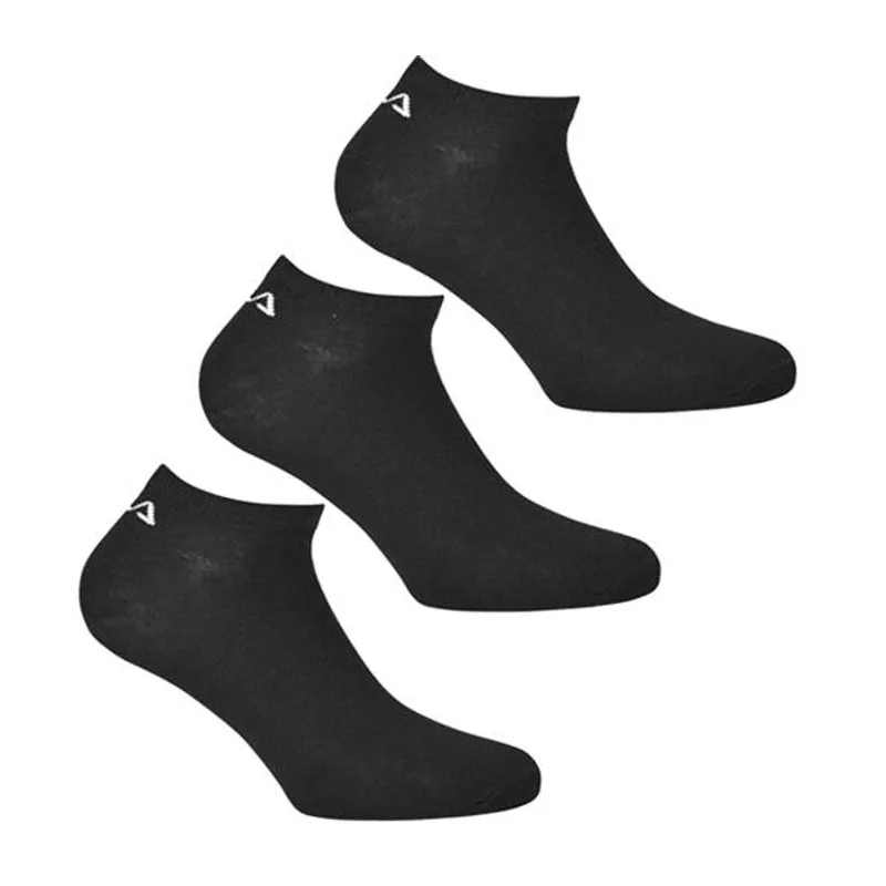  Pack de 3 pares de calcetines invisibles Fila 9100  35-38 Negro