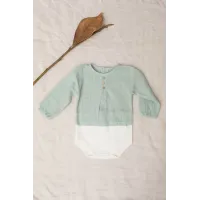 Body camisa bebé Calamaro PUCK 6 m Verde