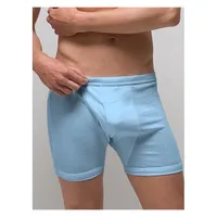 Calzón corto Algodón Poliéster L Azul