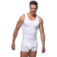 Pack 2 Camiseta Tirante Hombre Algodón Abanderado 2XL Blanco