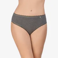 Braguita midi de algodón con puntilla L Rosa