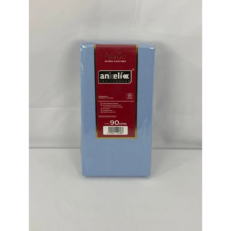 Sábana Bajera Ankeli 105 Blanco Algodón 50% Poliester 50 %